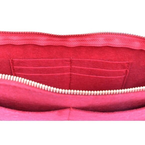 2 Purse Organizer Insert for Louis Vuitton speedy 30 MM & Neverfull GM XL RED - Picture 6 of 12